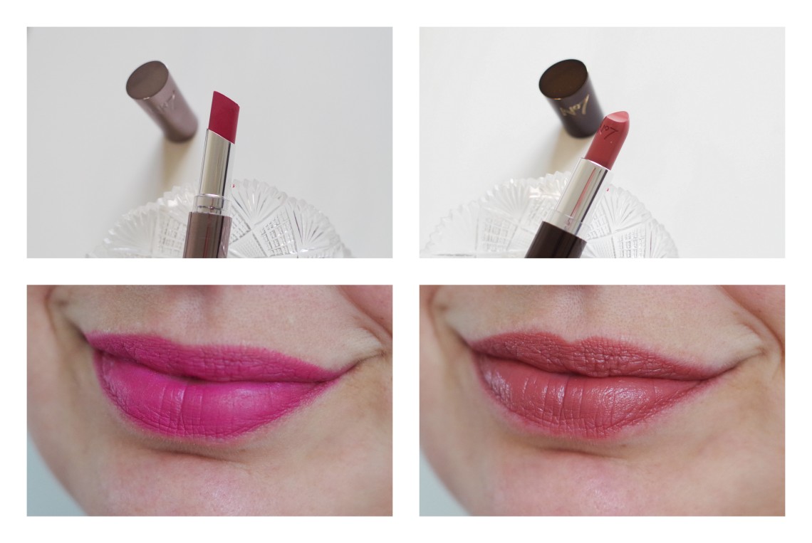 Review No7 Match made lipstick - spiced latte -pink blush